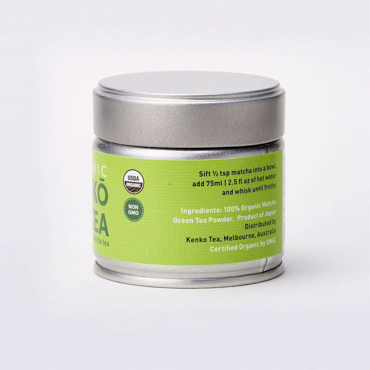Organic Ceremonial Grade Matcha Powder - 30g Tin