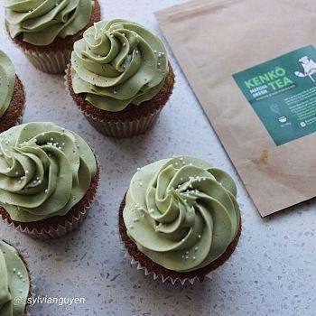 Matcha Cupcakes with Green Tea frosting